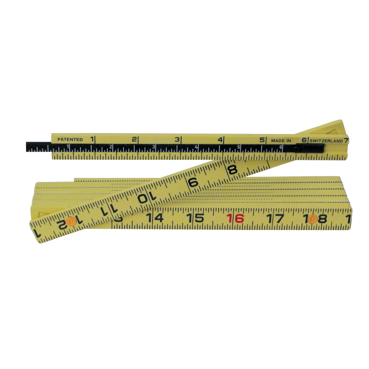 Wiha 61620 MaxiFlex 6 Feet Folding Ruler Outside Read with 6 Inch Depth Extension