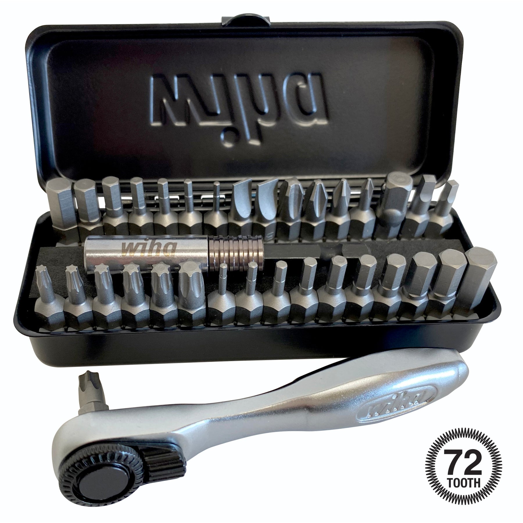 35 Piece 1/4" Ratchet and Bit Set