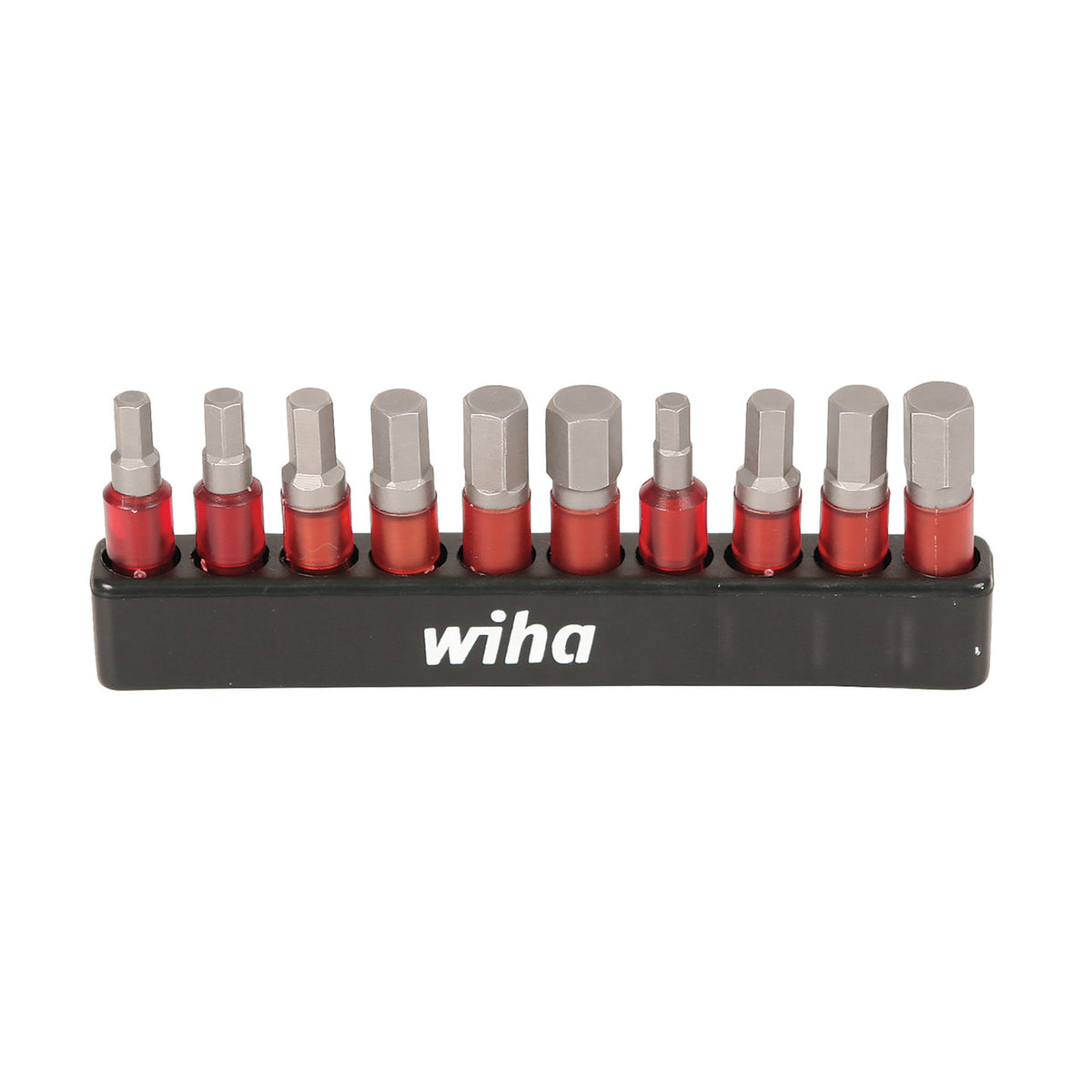 Wiha 76876 10 Piece MaxxTor Impact Insert Hex Bit Set