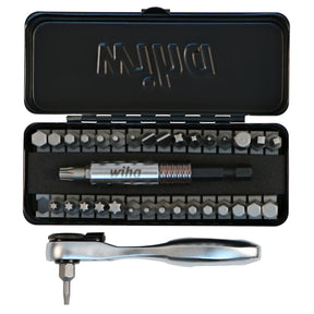 35 Piece 1/4" Ratchet and Bit Set