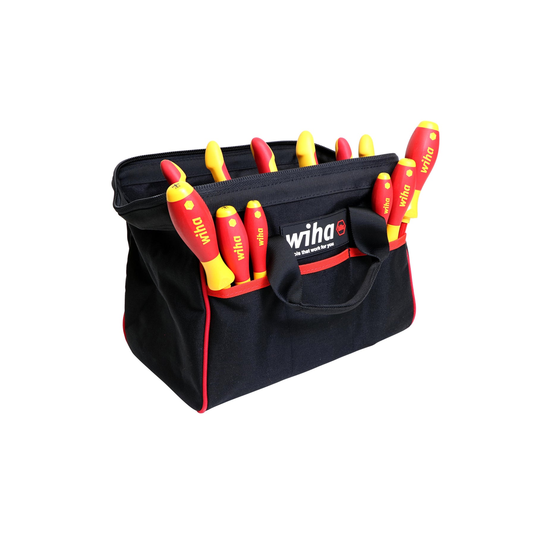 11 Piece Master Electrician's Insulated Tool Set in Canvas Tool Bag