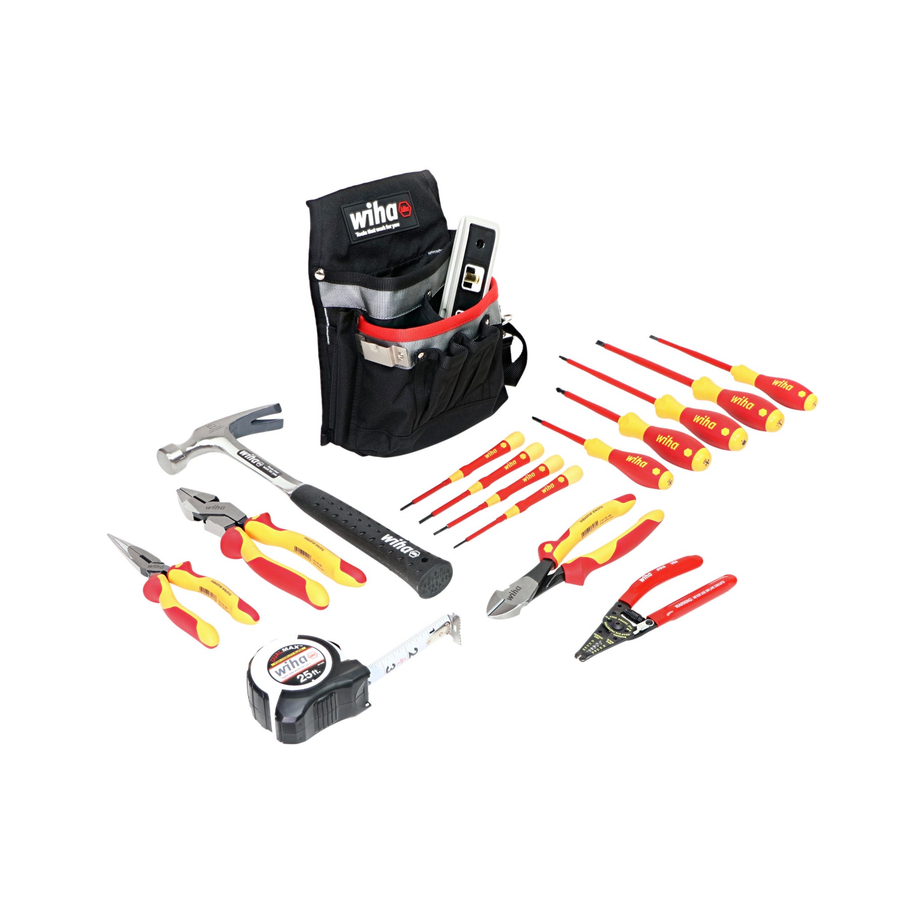 16 Piece Insulated Apprentice Electrician's Tool Kit