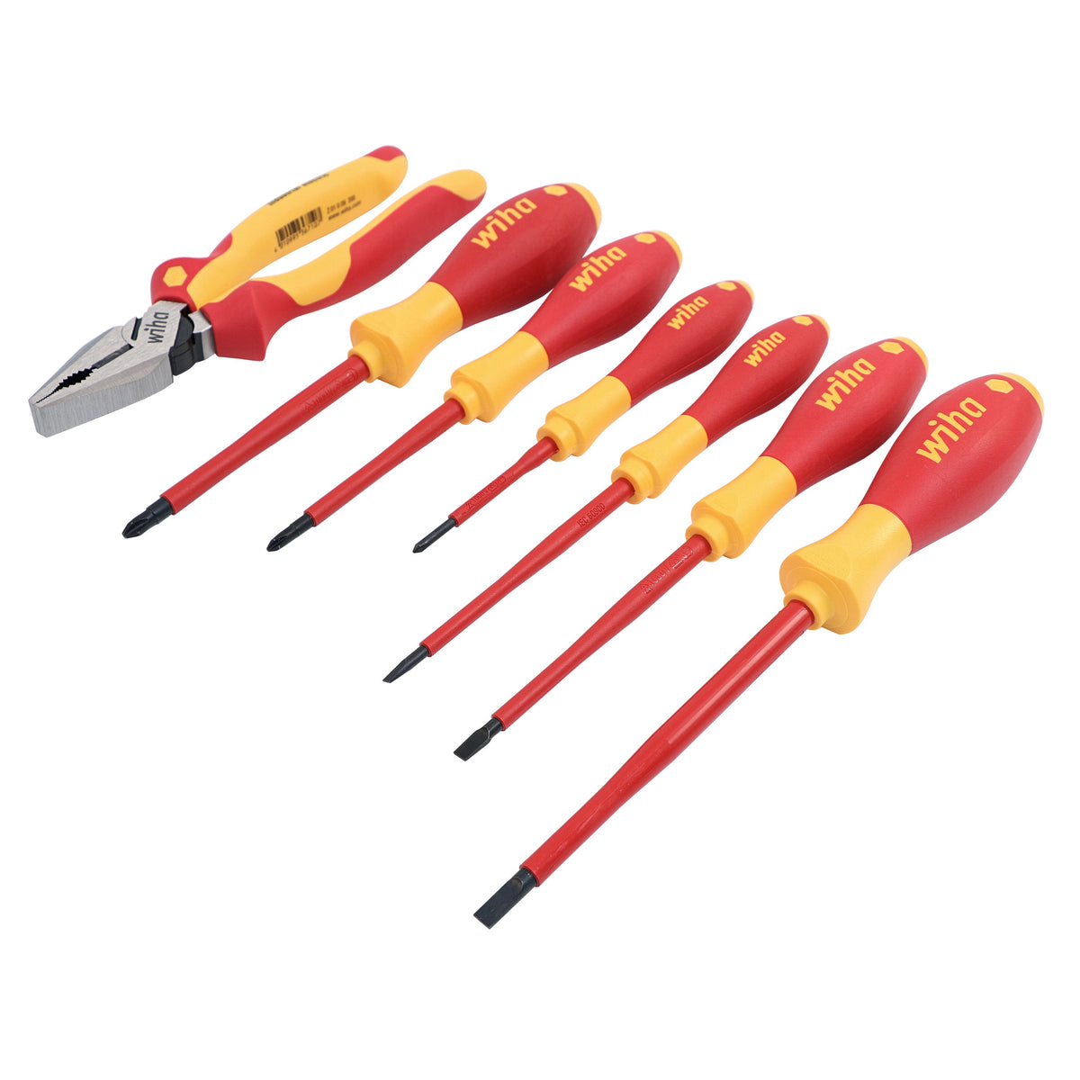 Wiha 32961 INSULATED PLIER/DRIVER 7 PC SET